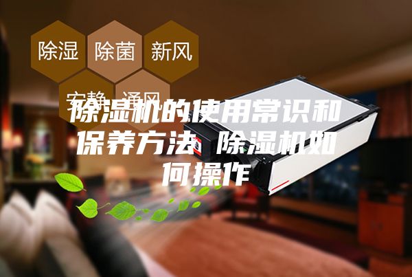 除濕機的使用常識和保養(yǎng)方法 除濕機如何操作