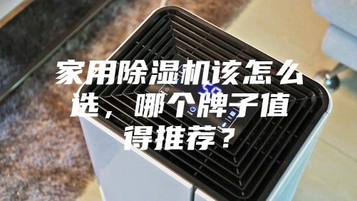 家用除濕機該怎么選，哪個牌子值得推薦？