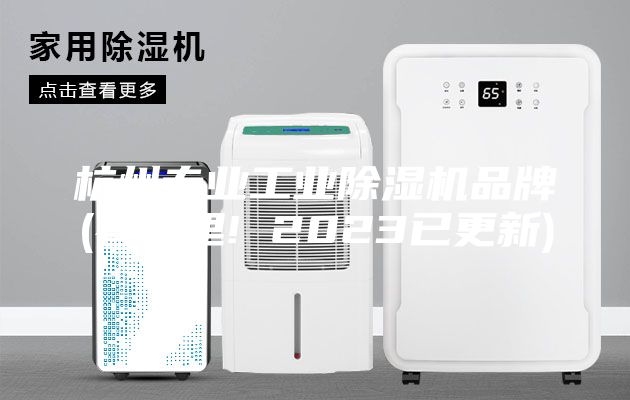 杭州專業(yè)工業(yè)除濕機品牌(看這里! 2023已更新)