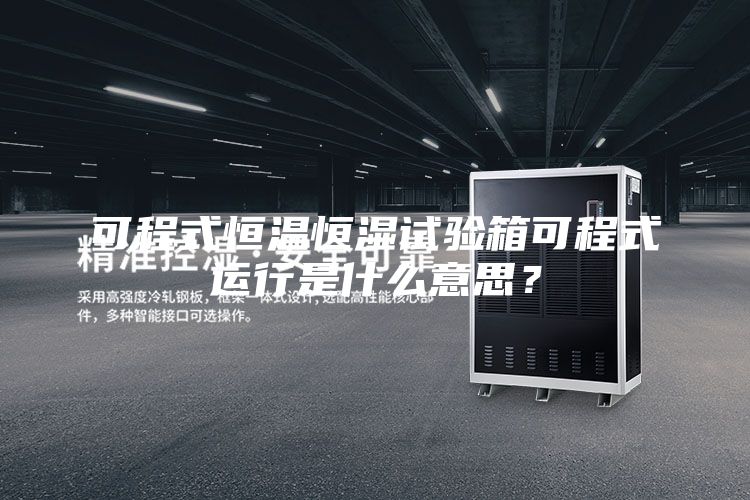 可程式恒溫恒濕試驗箱可程式運行是什么意思？