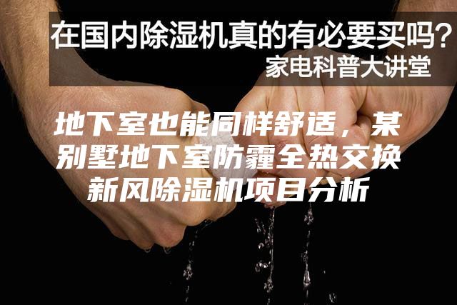 地下室也能同樣舒適，某別墅地下室防霾全熱交換新風(fēng)除濕機(jī)項(xiàng)目分析